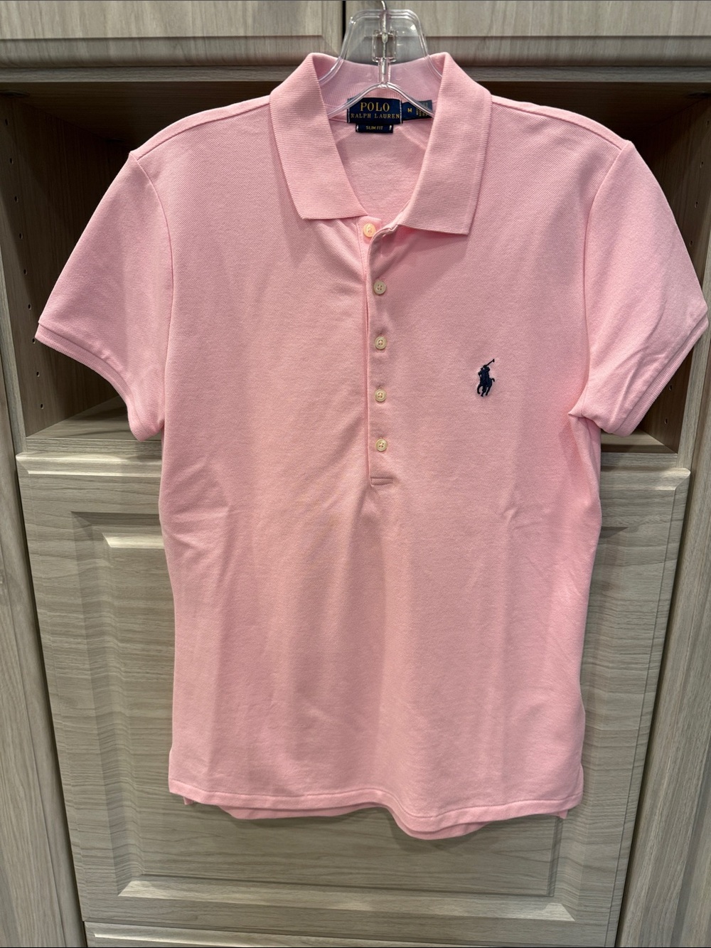 Polo by Ralph Lauren Light Pink Slim Fit Polo